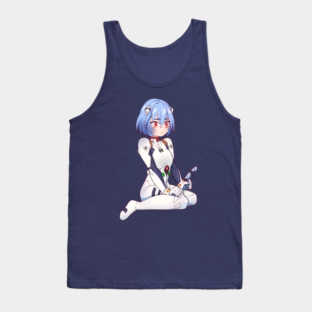 Rei Ayanami Tank Top by Tielss 